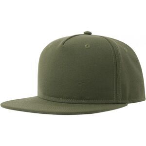 Atlantis Unisex Adult 5 Panel  Baseball Cap / Olive